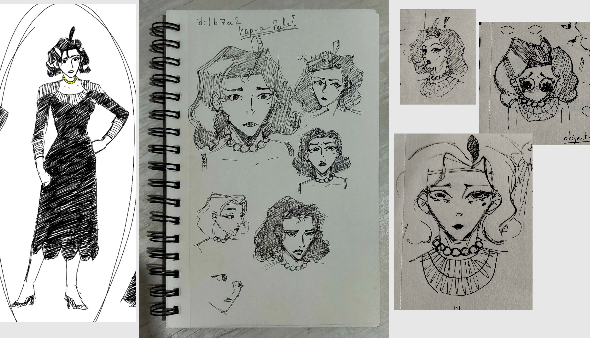 Fig. 1; the one on the left is a digital art i made a while back -- just for reference.